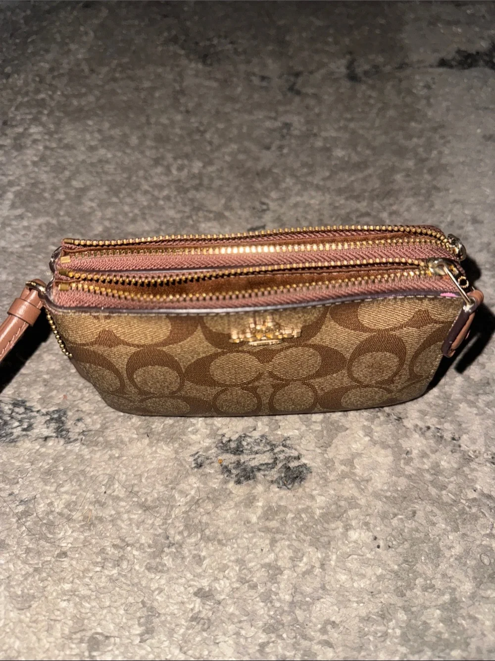 Coach compact wristlet